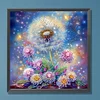 Blühende Blumen - speziell geformtes Diamantgemälde - 30*30cm