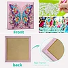 (Pre-Framed)Butterfly-Special Shape Diamond Painting Kit(29x29cm)