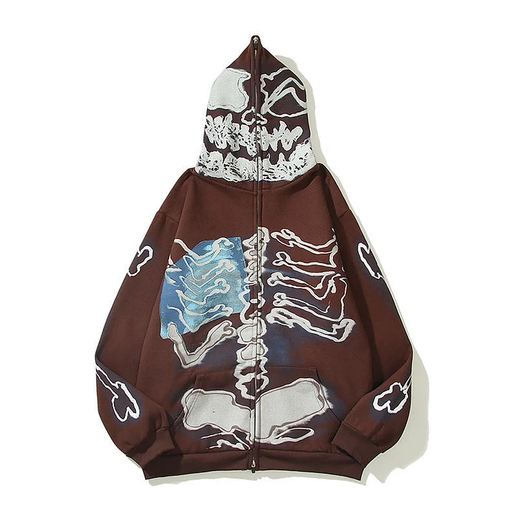 Skull Hoodie Travis Scott 3D Sweater Printed Skull Hoodie