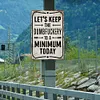 Slogan - Vintage Metal Signs - 30*40cm - Warning