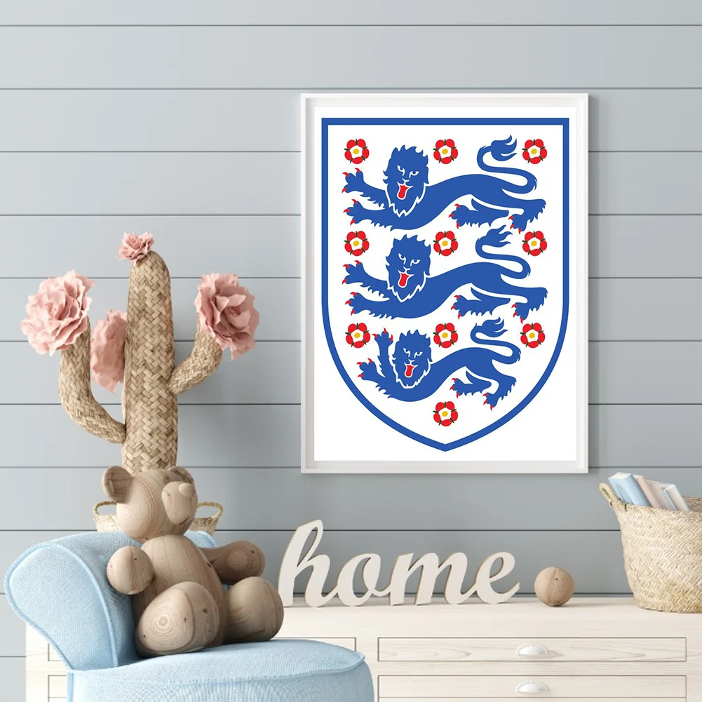 Full Round Diamond Painting 30*40cm - English Football