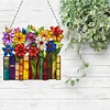 DIY Books And Flowers Diamond Painting Pendant (Single-Sided)