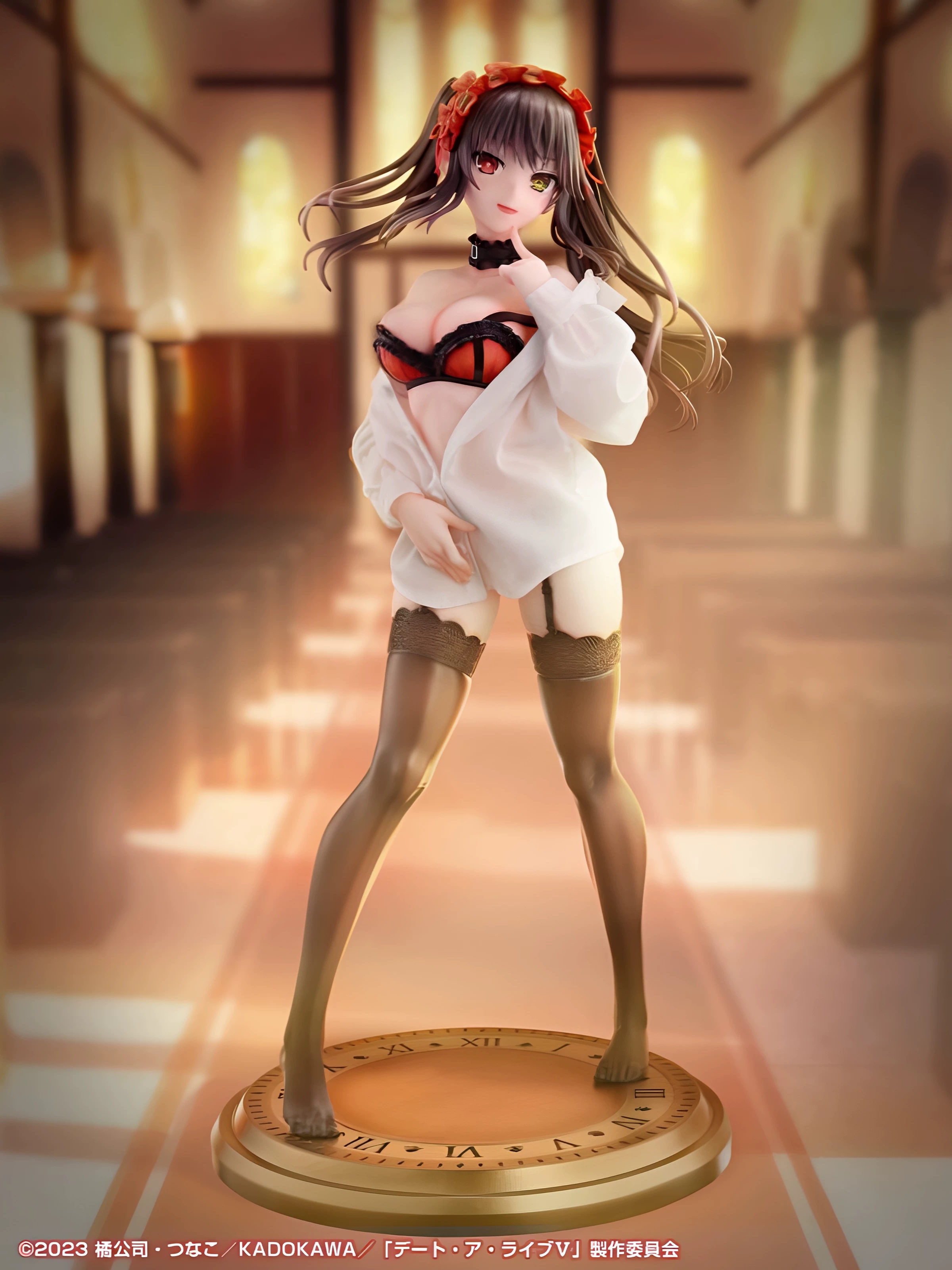 MEDICOS-E - TV Anime "Date A Live V" Re Dress Kurumi Tokisaki 1/4 Dress Shirt Ver. Complete Figure (Licensed)-