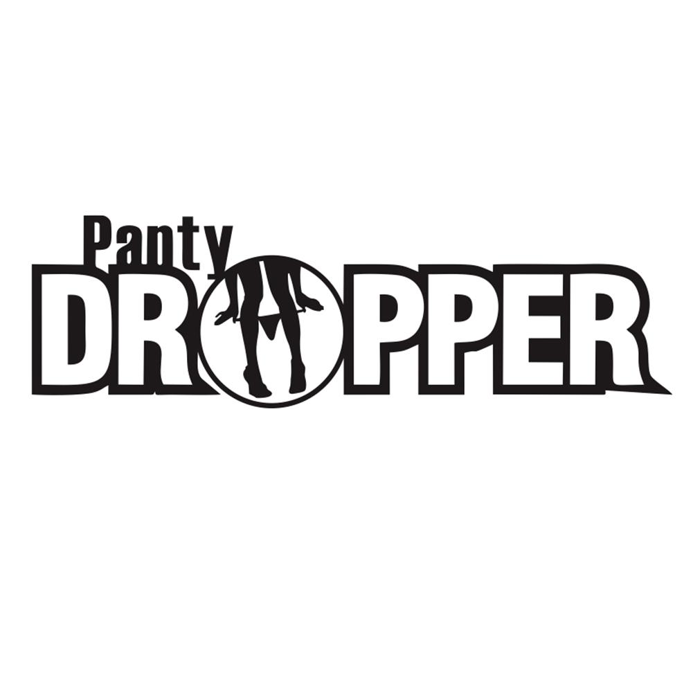 

PANTY DROPPER Funny Vinyl Car Sticker Bumper Body Styling Decal (Black), 501 Original