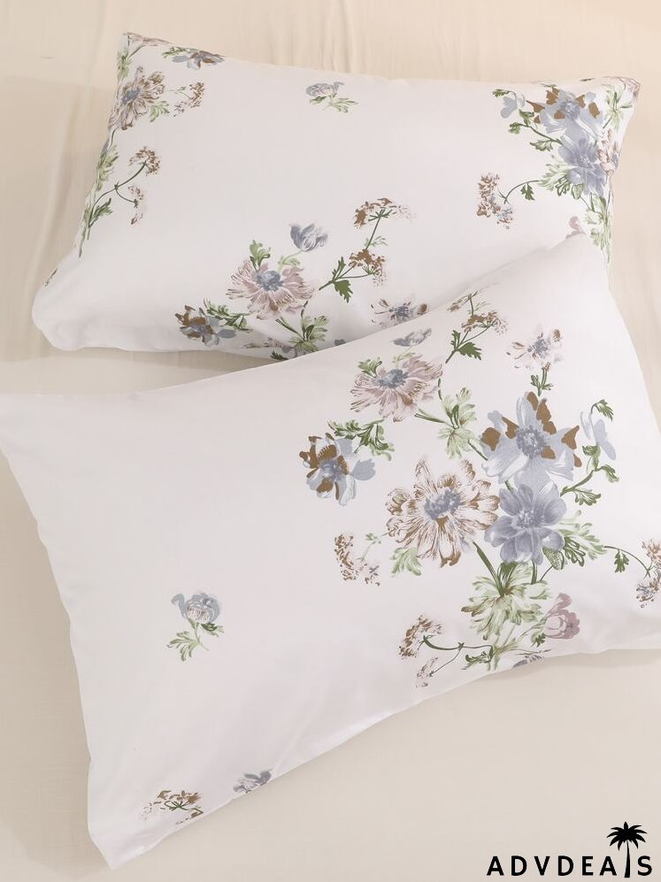 Flower Print Bedding Set Without Filler