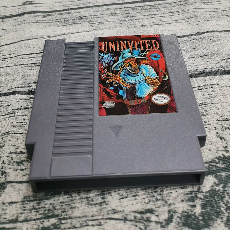 Uninvited For Nintendo NES - 8 Bit Game Cartridge