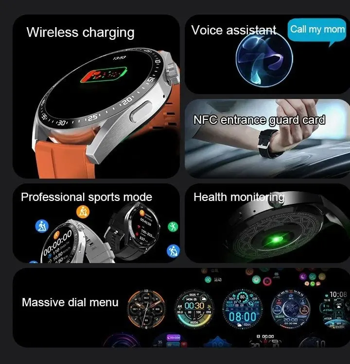 🎁Today 49% OFF🎁🔥Painless Blood Glucose ALL DAY Health Monitoring Smart Bluetooth Watch