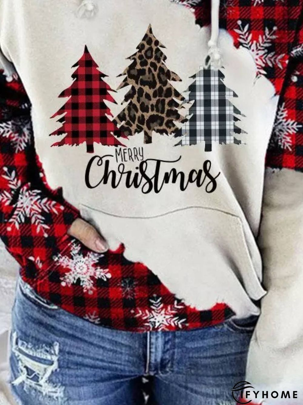 Casual Long Sleeve Printed Sweatshirt | IFYHOME