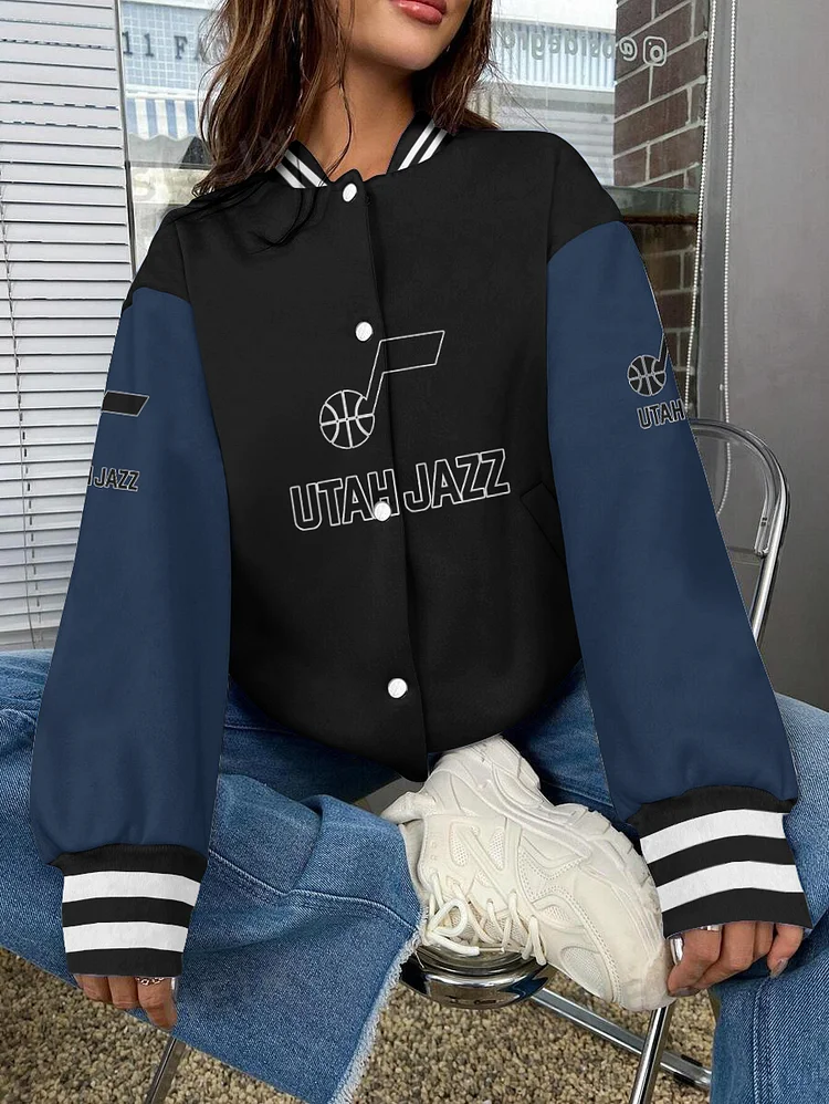 Utah Jazz Limited Edition Full-Snap Casual Jacket