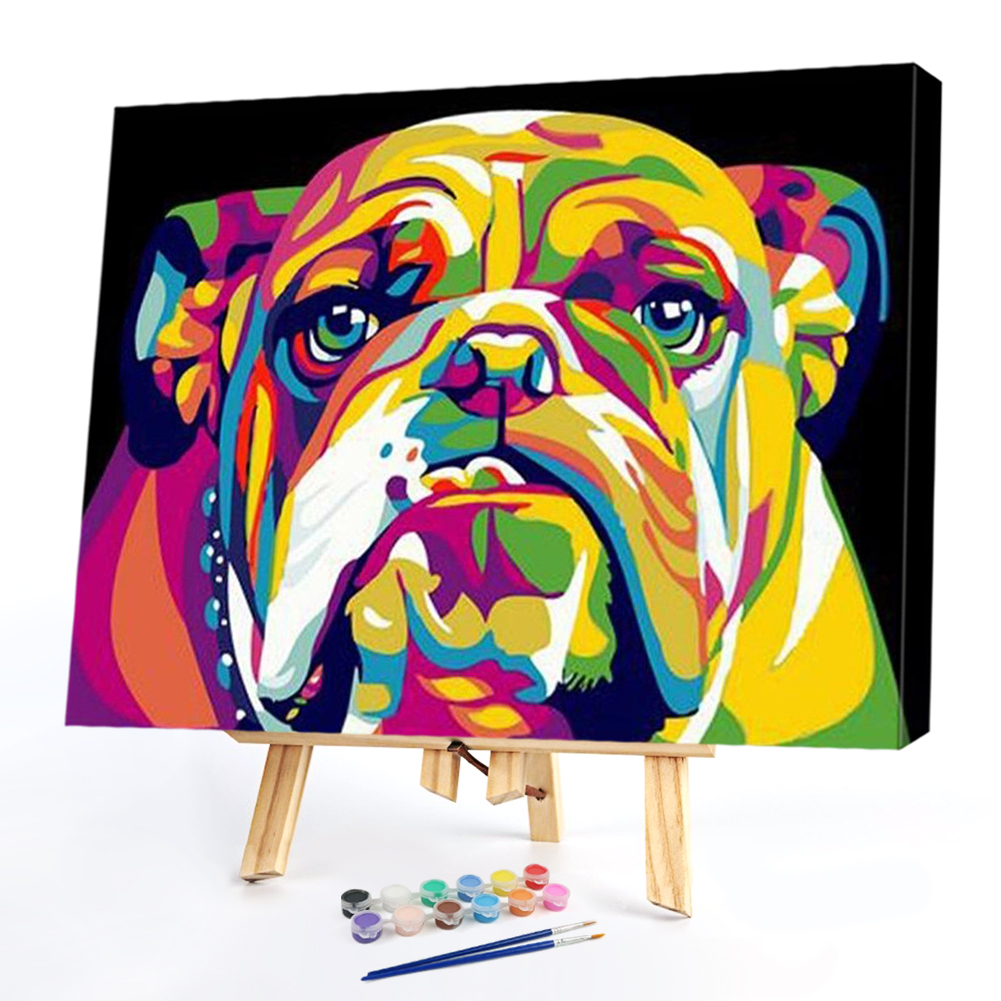 

50*40CM - Paint By Numbers - Cartoon Dog, 501 Original