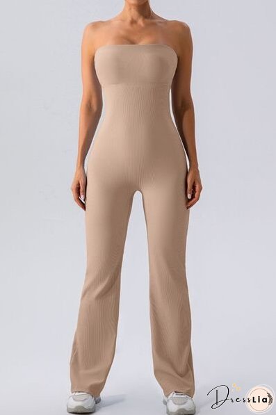 Sleeveless Straight Active Jumpsuit