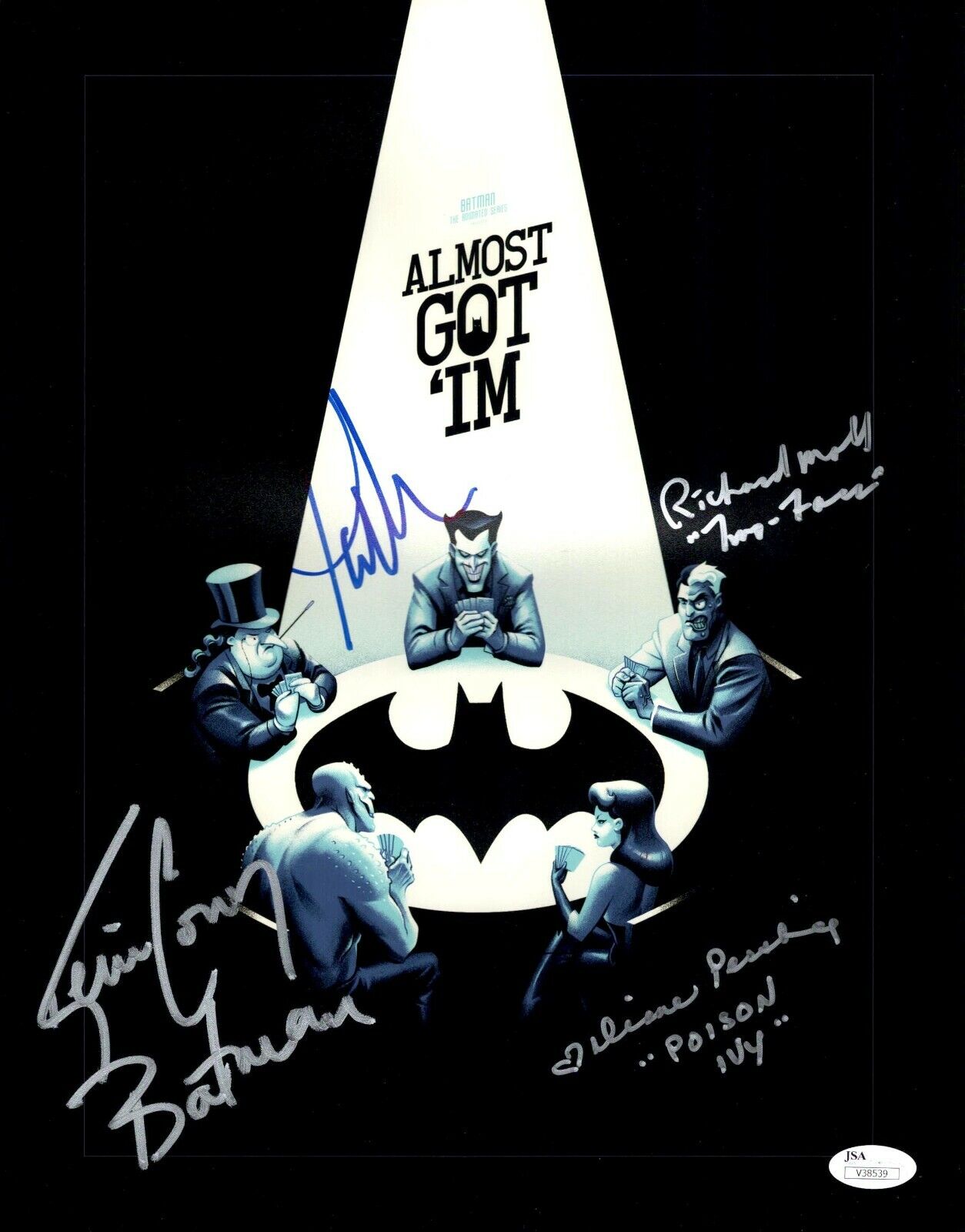 KEVIN CONROY X4 Cast Signed 11x14 Photo Poster painting BATMAN ANIMATED SERIES Autograph JSA COA