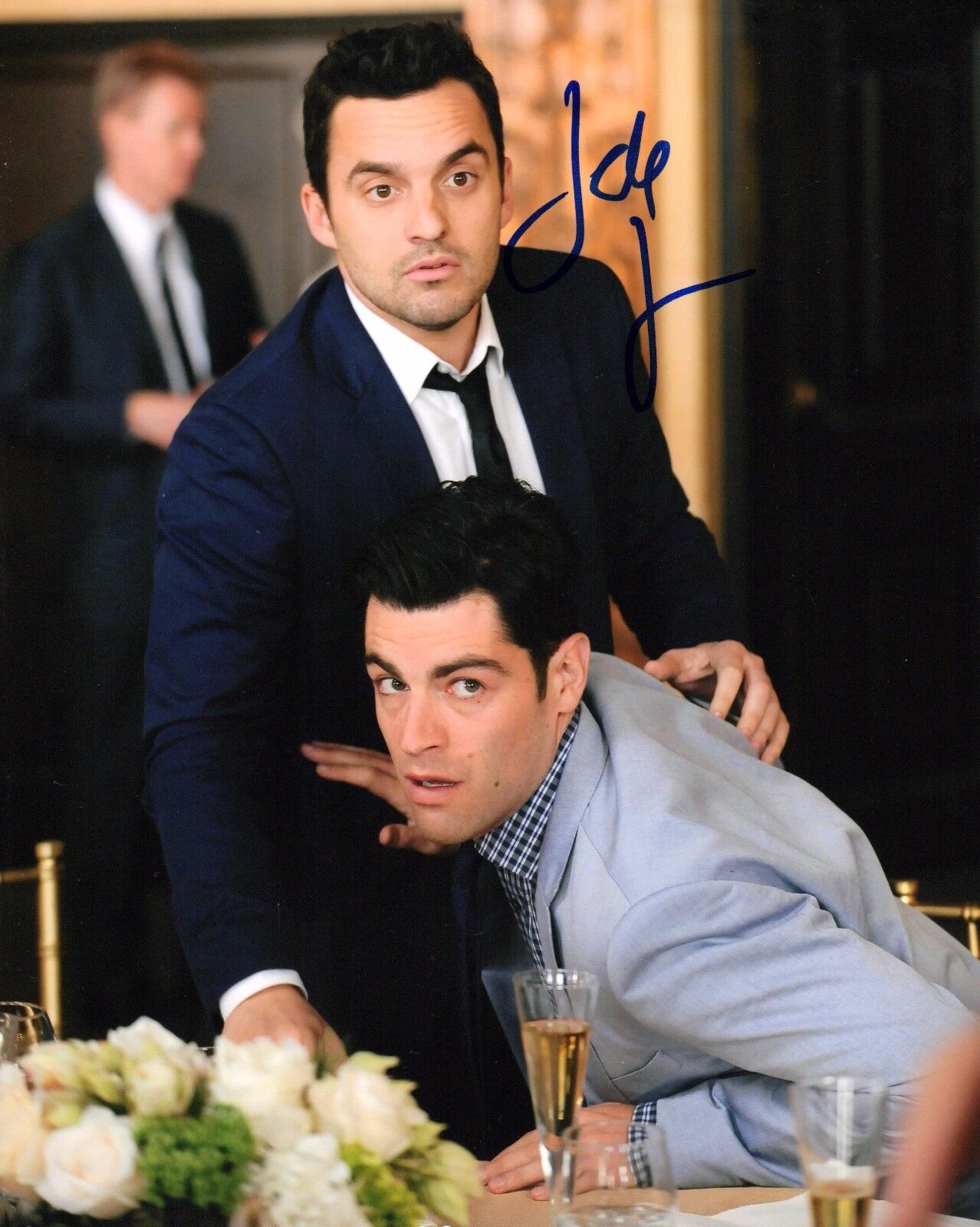 GFA New Girl - Nick Miller * JAKE JOHNSON * Signed 8x10 Photo Poster painting J5 COA