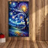 (40*70cm)Starry Sky Scenery - Full Round Drill Diamond Painting