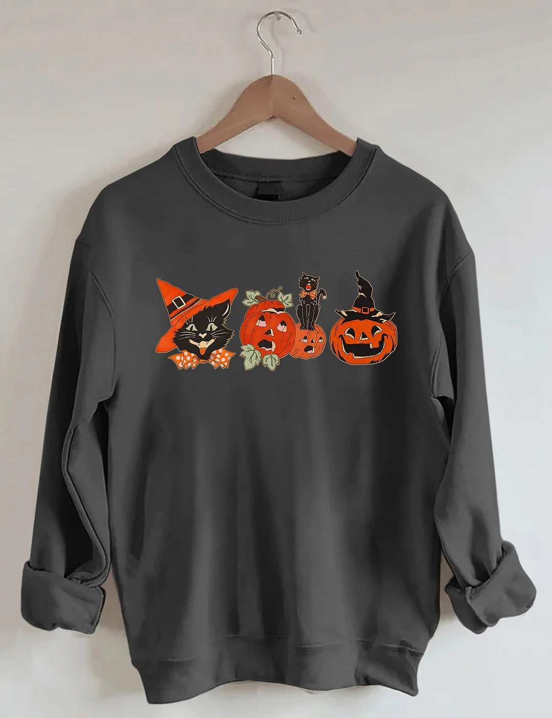 Halloween Cat Sweatshirt