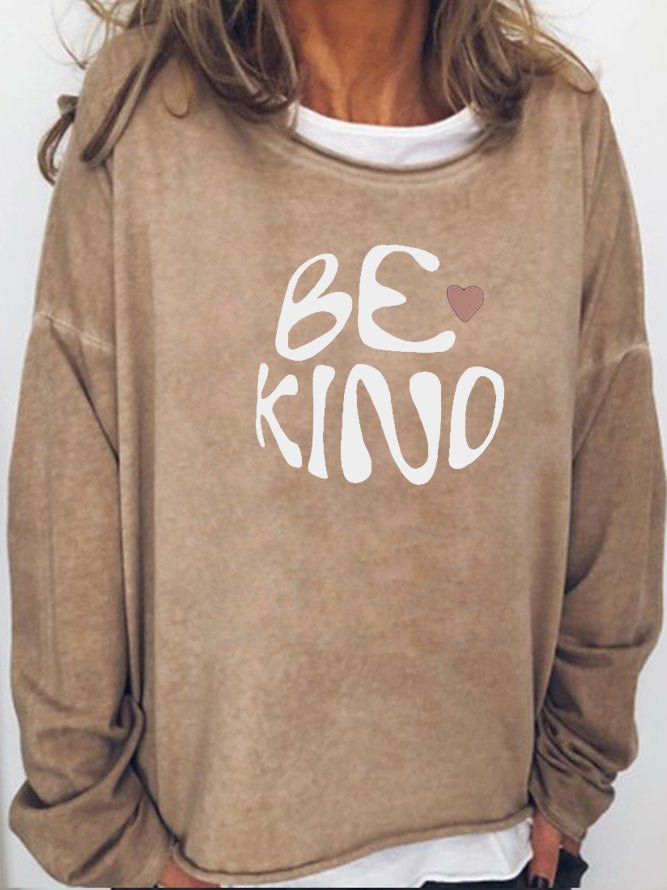 Long Sleeve Crew Neck Be Kind Sweatshirt