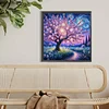 Diamond Painting-5D Full Round Drill Flower Trees(40x40cm)