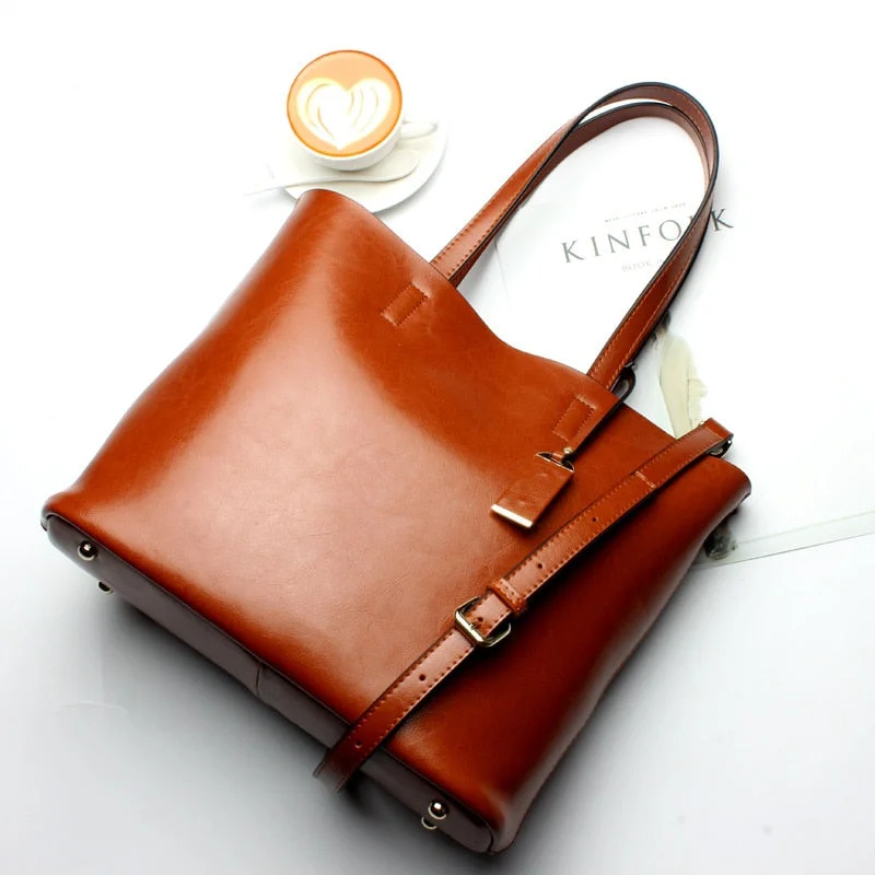 Top selling Women Handbag Genuine Leather Bucket Casual Bag Ladies Luxury Shoulder Bags Female Eight Candy Colors neverfull bag