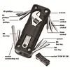 Motorcycle Multifunction Tool Kits Hexagon Wrench Multitool Tire Repair Tool Set