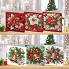 6Pcs Diamond Painting Xmas Atmosphere Greeting Cards Congratulations Cards & Gifts