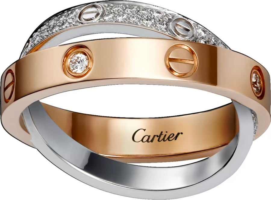 Buy replica Cartier LOVE Ring - Mixed Metal Color and replica jewelry from PICKS Jewelry