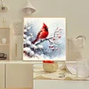 Diamond Painting-DIY Full Round Drill Snowy Cardinal