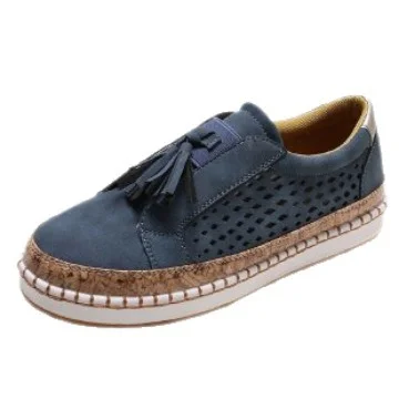 Breakj Breakj Ms. Casual Flat-Soled Single-Shoe Large-Size Round Head Pedaled Shoes Tuxedry Single Shoes