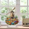 Blume Windmühle - 5d DIY Basteln Ornament