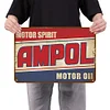 Ampol Motor Oil - Metal Tin Signs(8*12Inch/12*16Inch) - Garage