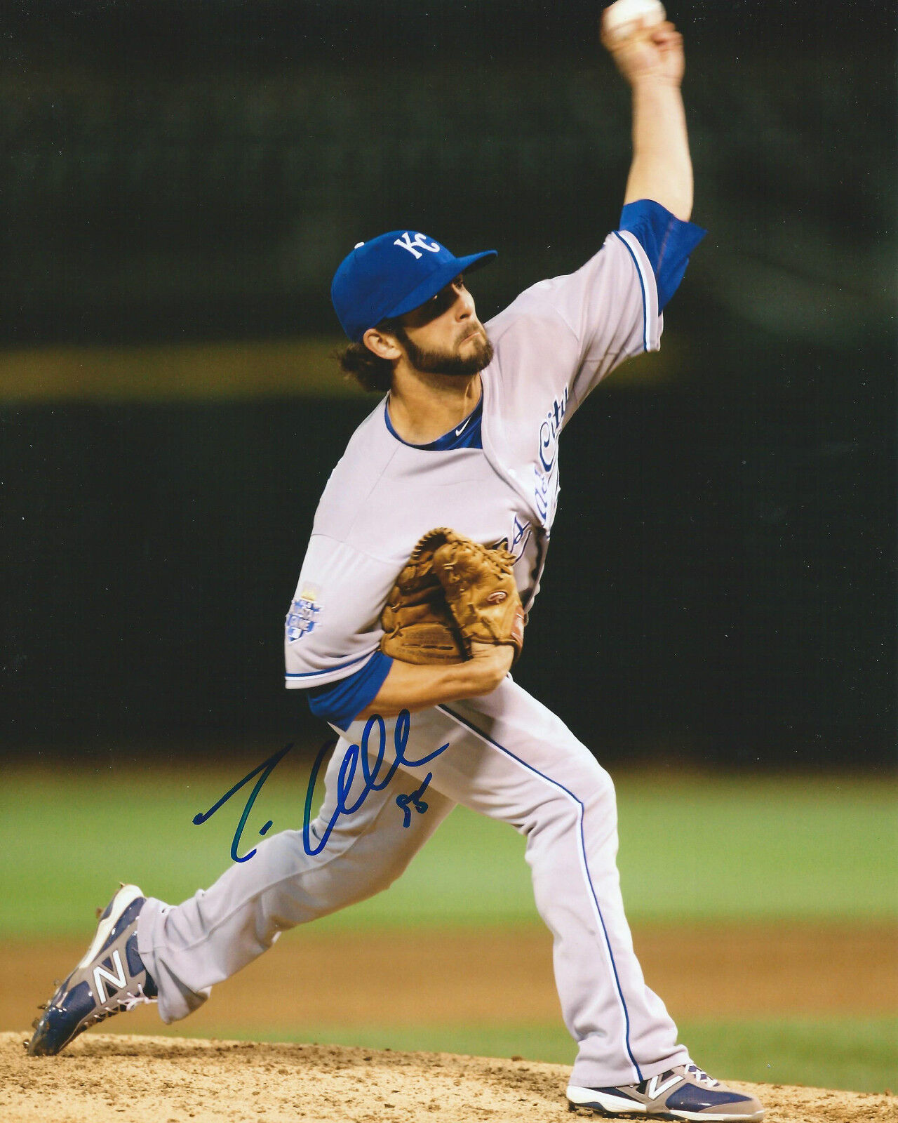 **GFA Kansas City Royals *TIM COLLINS* Signed 8x10 Photo Poster painting T5 COA**