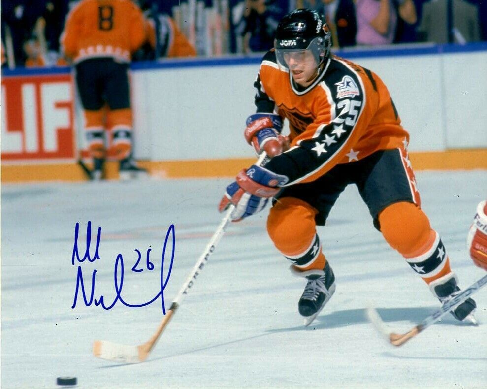 Montreal Canadiens All Star Mats Naslund Autographed Signed 8x10 NHL Photo Poster painting COA