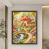 Mushroom Greenhouse-14CT Stamped Cross Stitch Egyptian Cotton 63*80cm/24.8*31.5in (Big Size) tapestrymarket