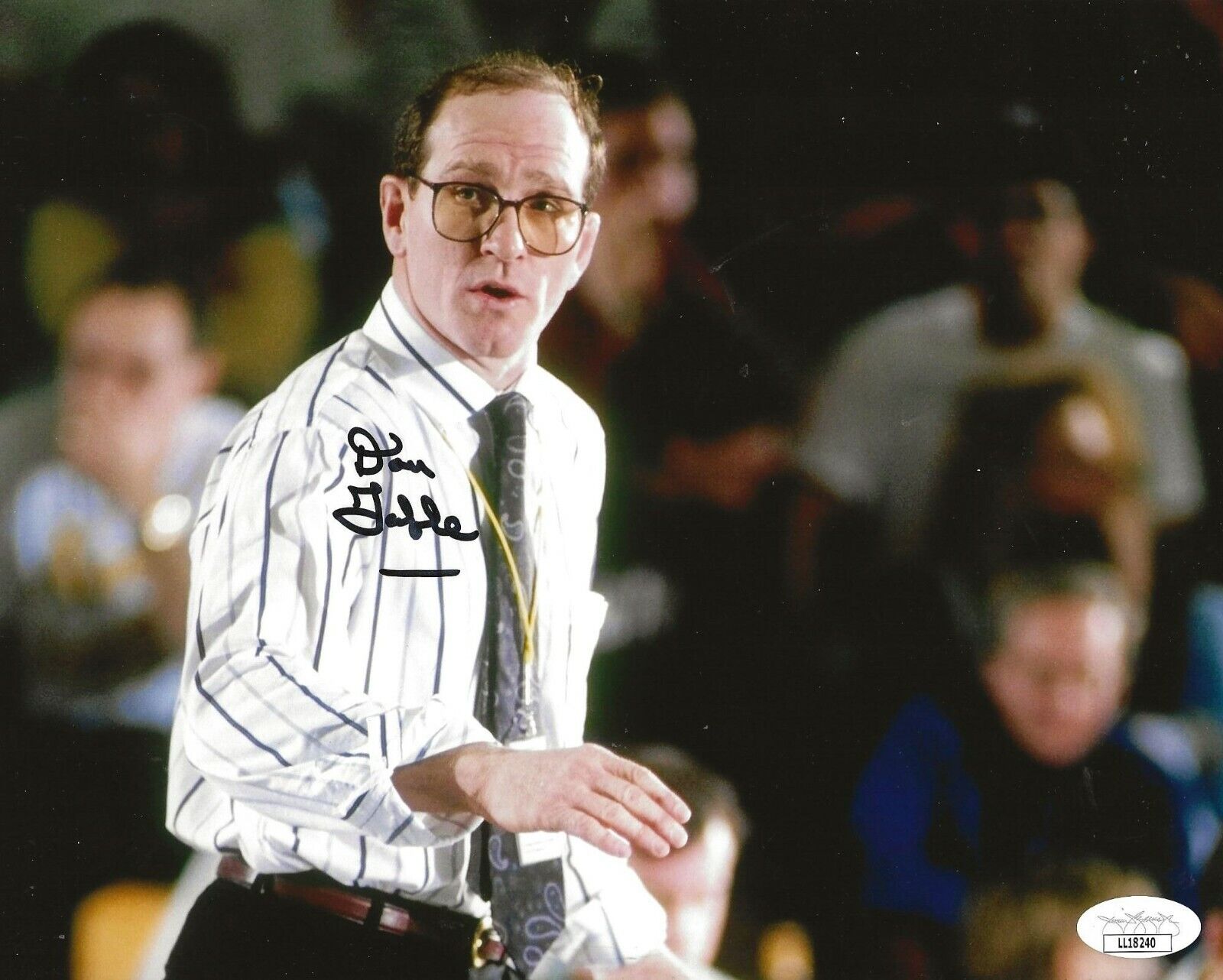 Dan Gable Iowa Hawkeyes Wrestling signed 8x10 Photo Poster painting autographed JSA