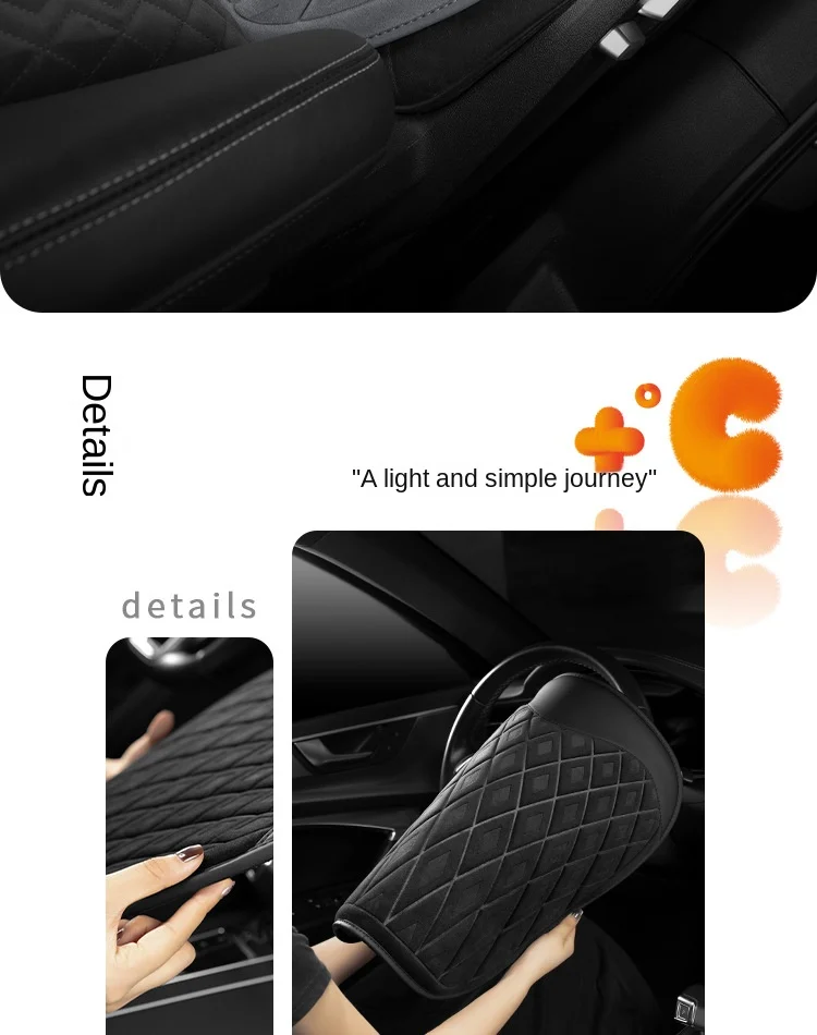 Car diamond plush seat cushion / winter short plush seat cushion