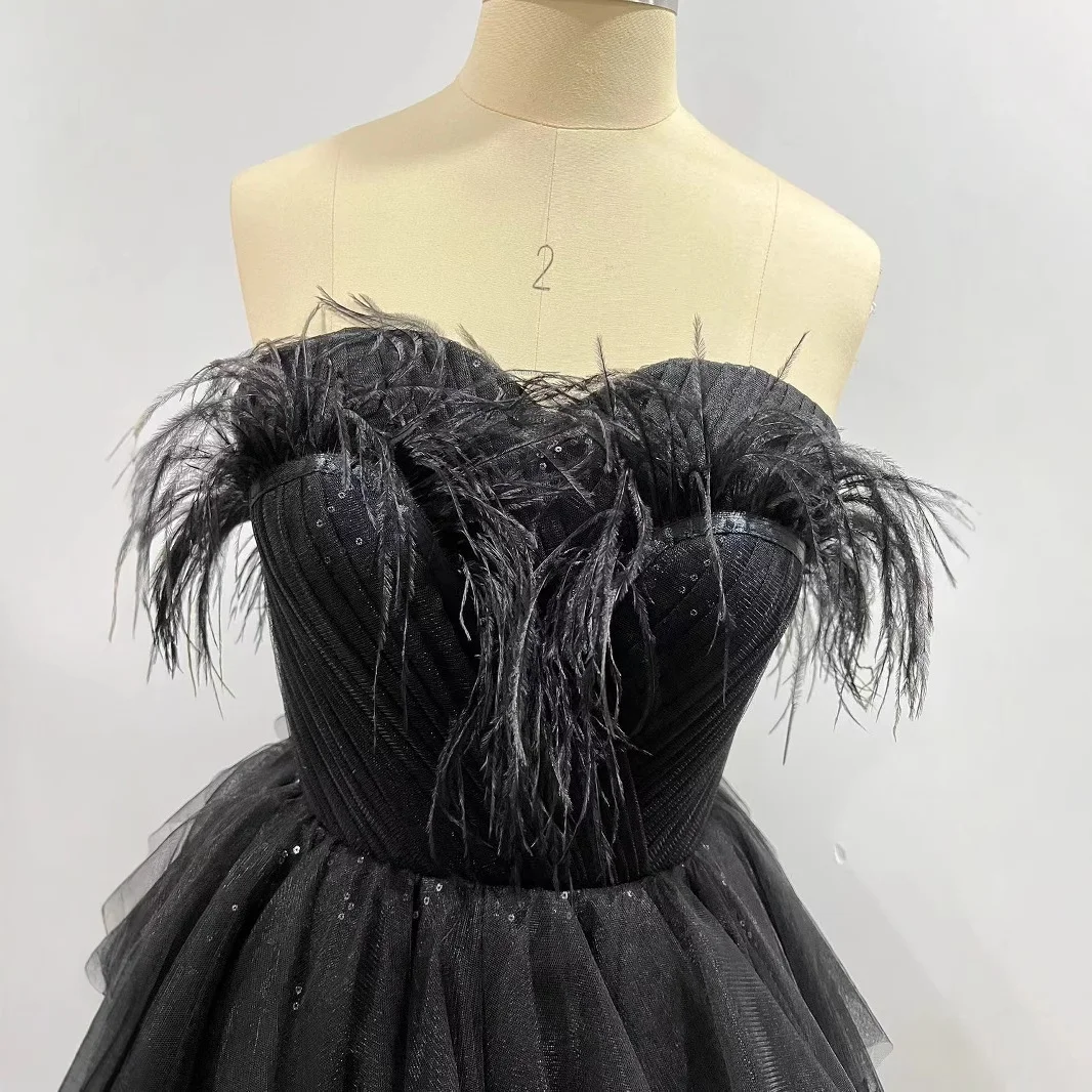 Uveng Uveng Small Dress Sexy Black Waist Thin Ballet Princess Halloween Ponbo Skirt Short Skirt Short Dress