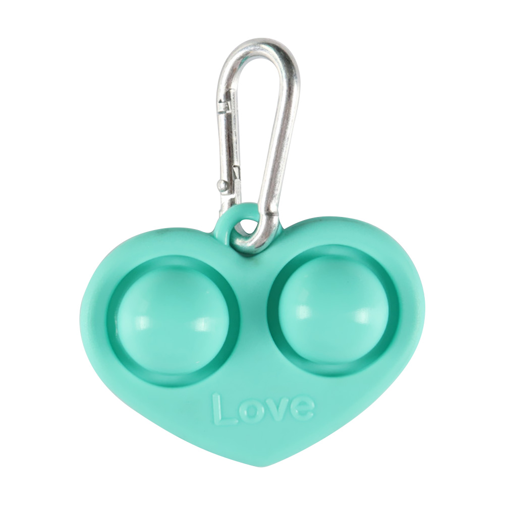 

Heart Shaped Cyan - Pop It Fidget Toy, 501 Original