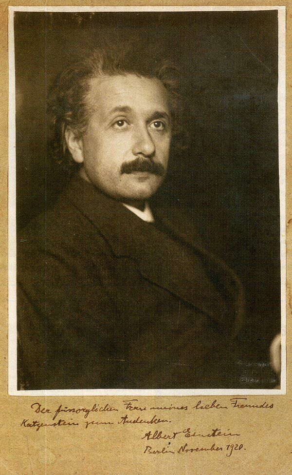 ALBERT EINSTEIN Signed Photo Poster paintinggraph - Genius Scientist - Nobel Winner - preprint