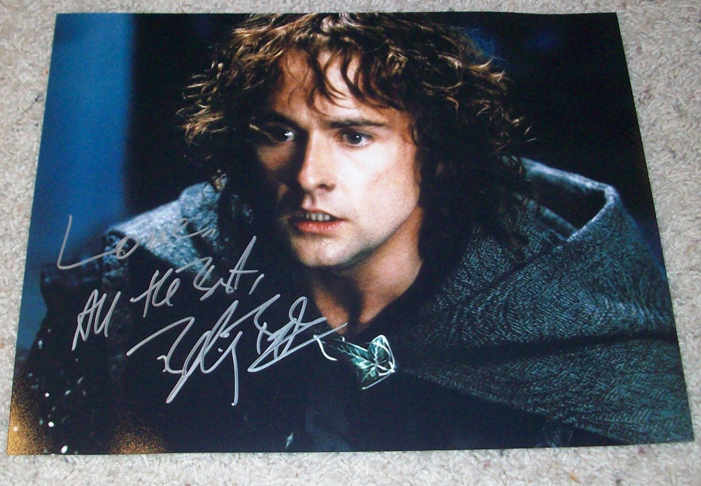 BILLY BOYD SIGNED AUTOGRAPH LORD OF THE RINGS PIPPIN 11x14 Photo Poster painting B w/EXACT PROOF