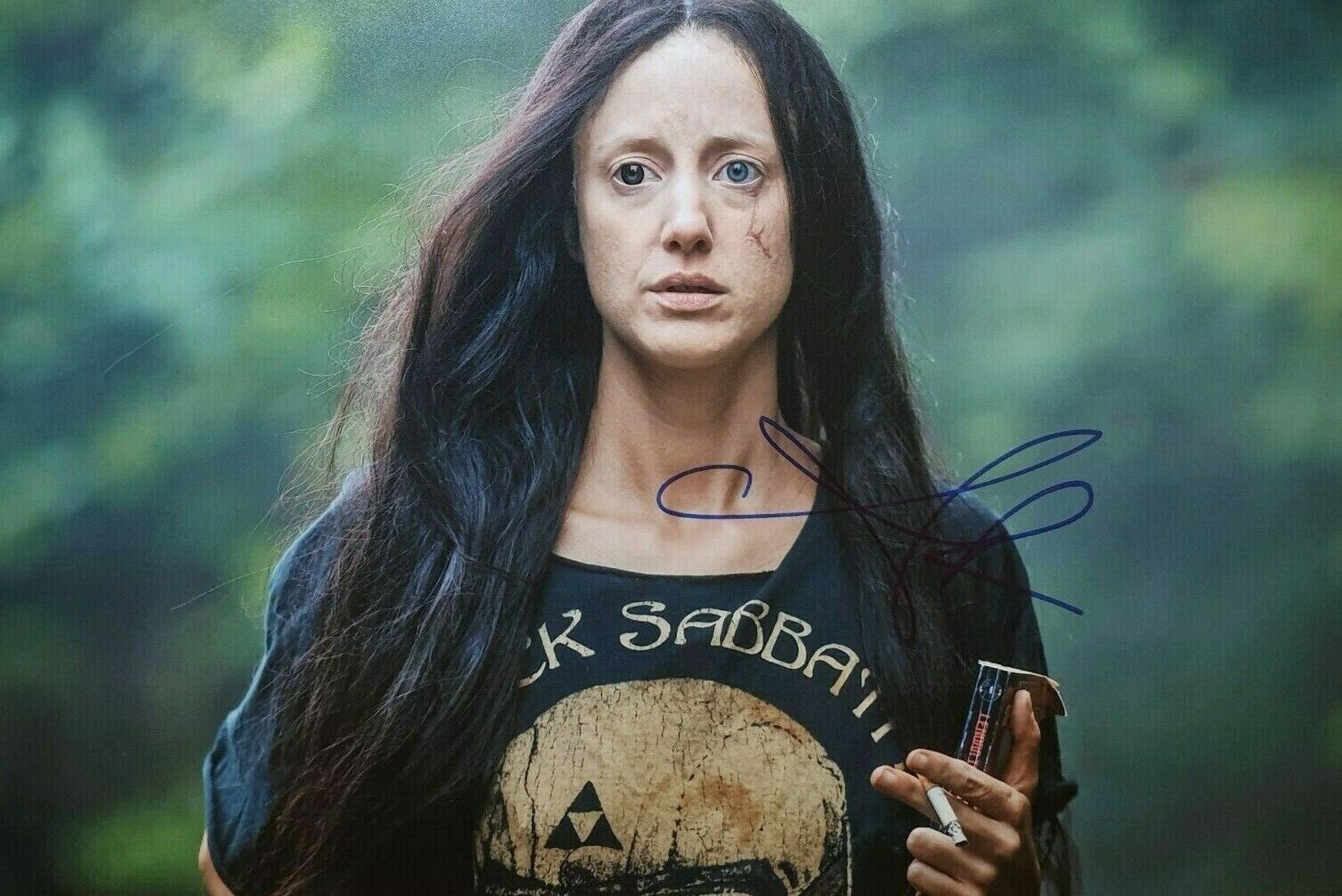 ANDREA RISEBOROUGH In-Person Signed Autographed Photo Poster painting COA Mandy Black Mirror