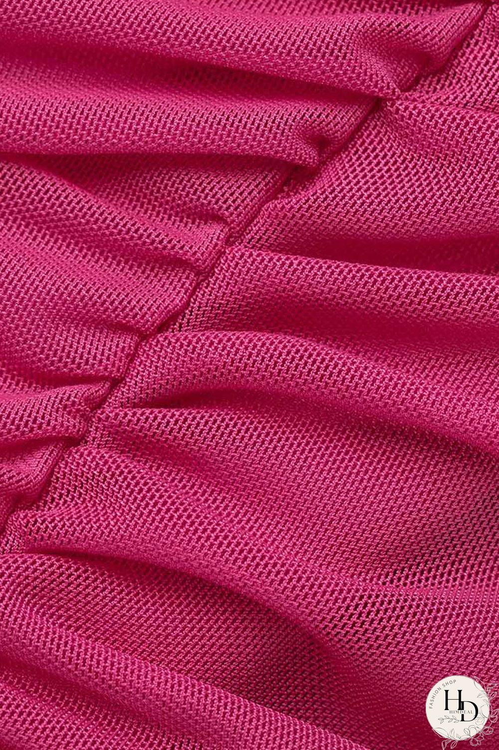 Rose Red Sexy Solid Patchwork Off the Shoulder One Step Skirt Plus Size Dresses