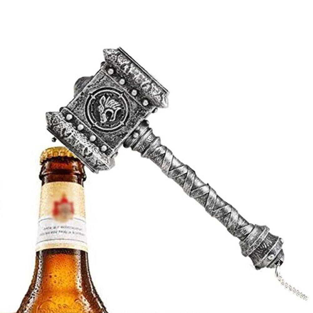 

Lion Head Retro Hammer Beer Bottle Opner, Warcraft hammer (bronze) sound, 501 Original