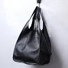 Sac fourre-tout en cuir surdimensionn&eacute;
