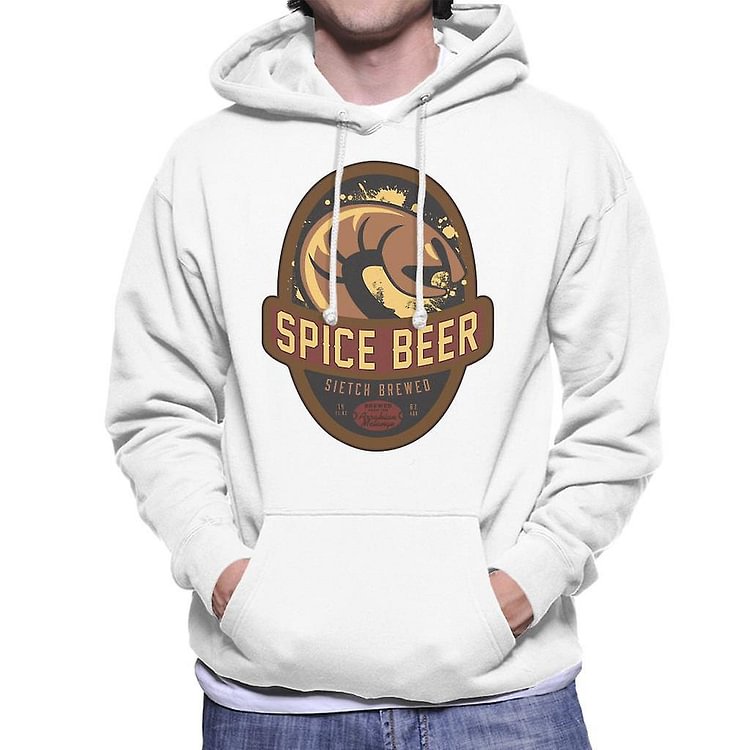 Dune Spice Beer Sandworm Logo Men's Hooded Sweatshirt