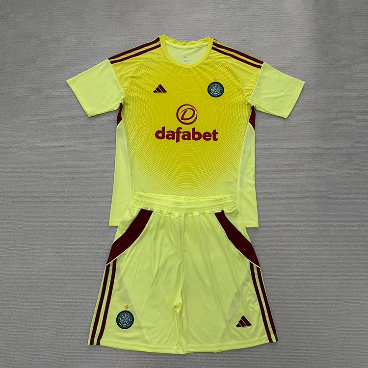 25/26 Celtic Yellow Goalkeeper Adult Set