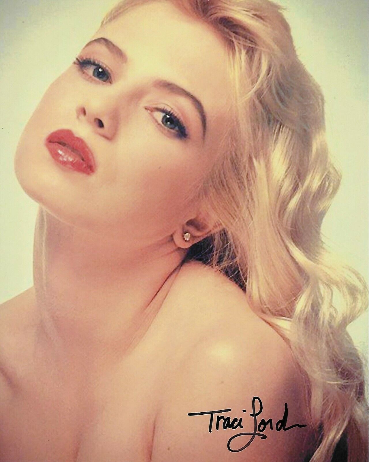 Traci Lords Original In Person Autographed 8X10 Photo Poster painting #18 - Cry Baby