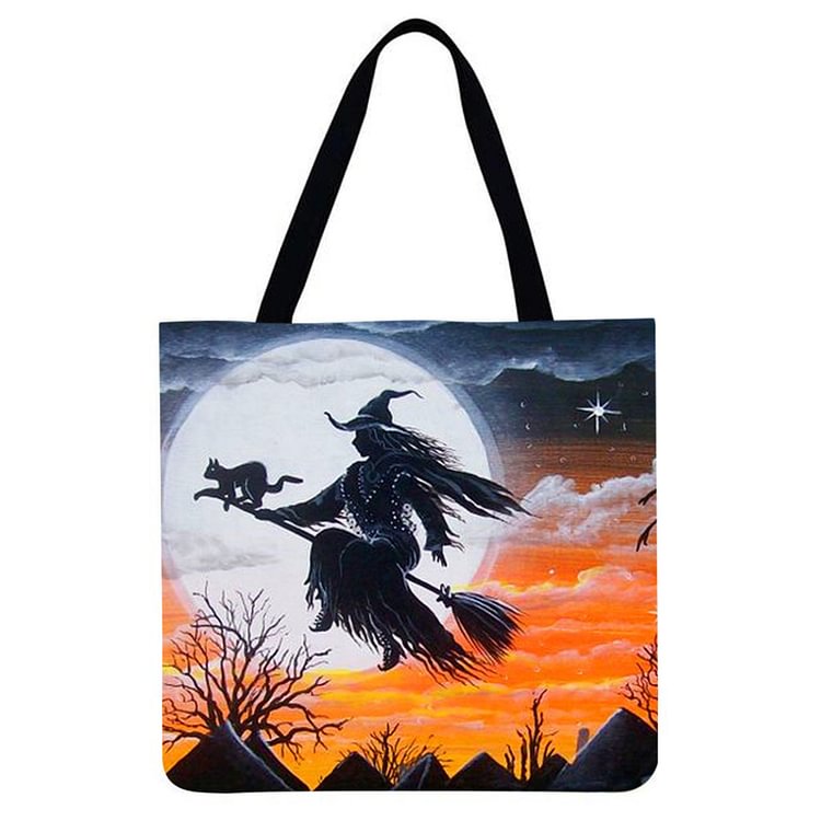 Halloween - Linen Tote Bag