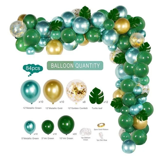 Jungle Safari Birthday Party Balloon Garland Arch Kit Animal Balloons for Kids Boys Birthday Party Baby Shower Decorations