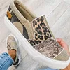 Gioiacombo&trade; Scarpe casual colorblock in tela stampa serpente stampa leopardo