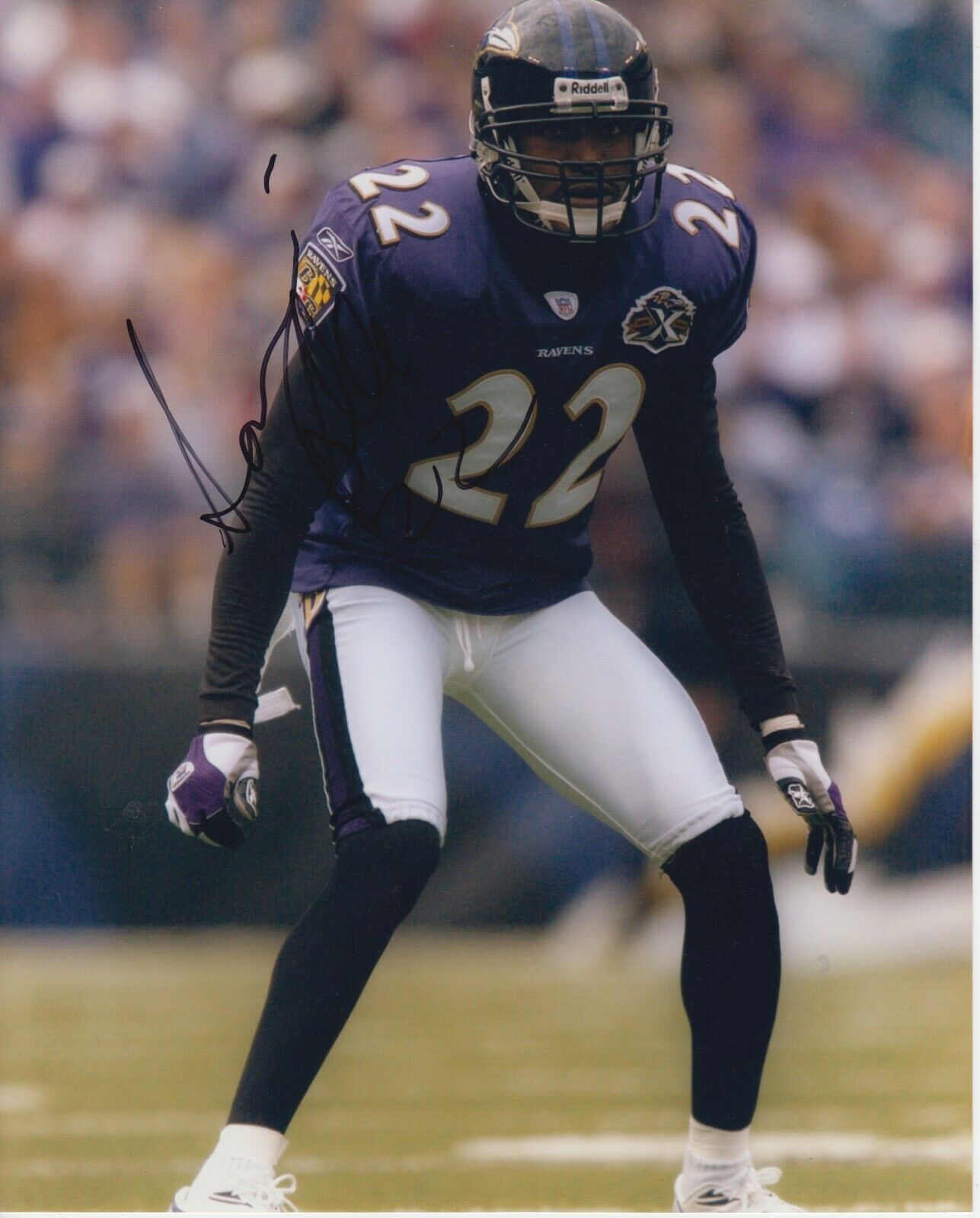 Samari Rolle #0 SIGNED BALTIMORE RAVENS 8X10 Photo Poster painting W/ COA