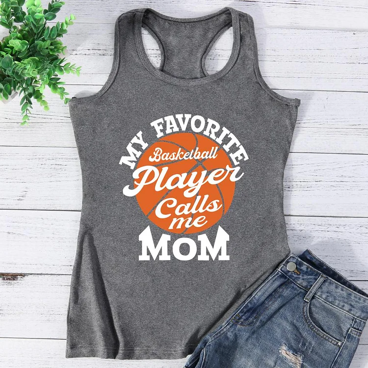 My Favorite Basketball Payer Calls Me Mom Vest Top